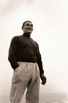 Man at Atsumi beach, Aiichi Prefecture, Japan, 1990